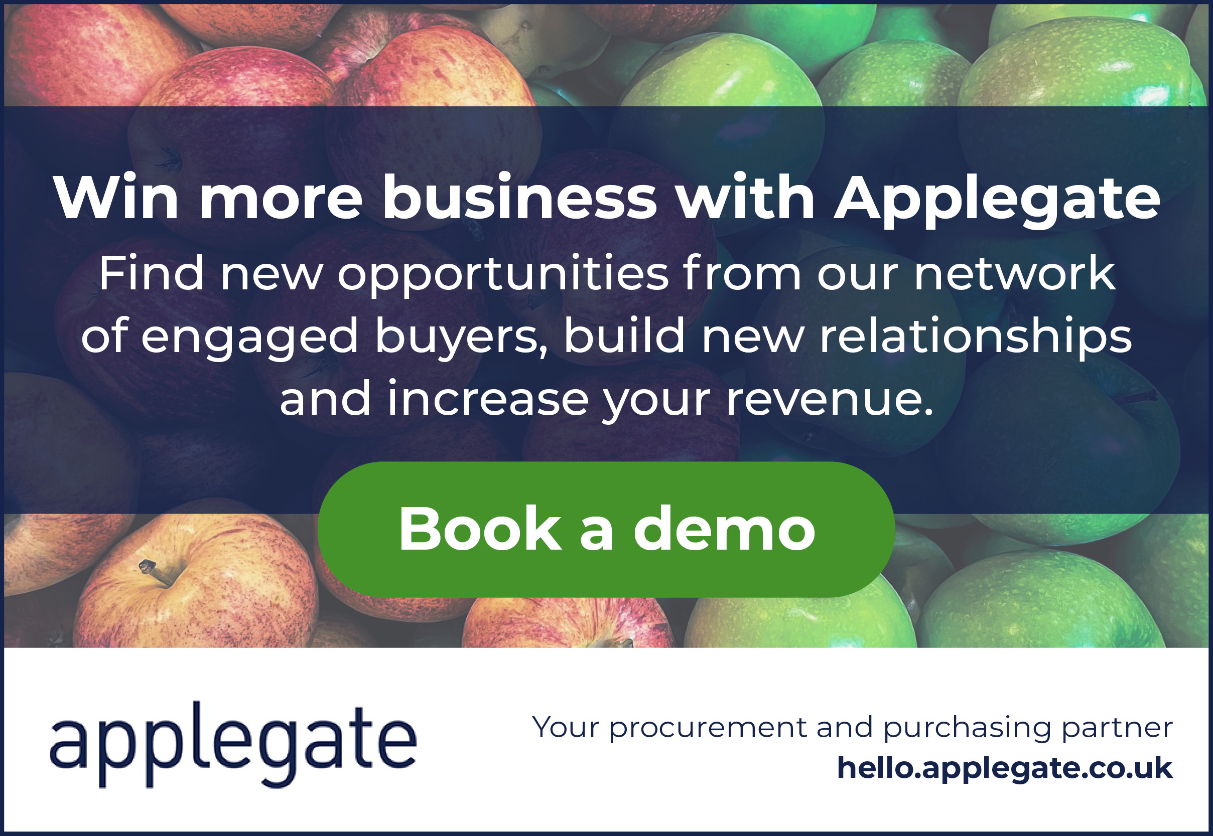 Applegate for suppliers - book a demo