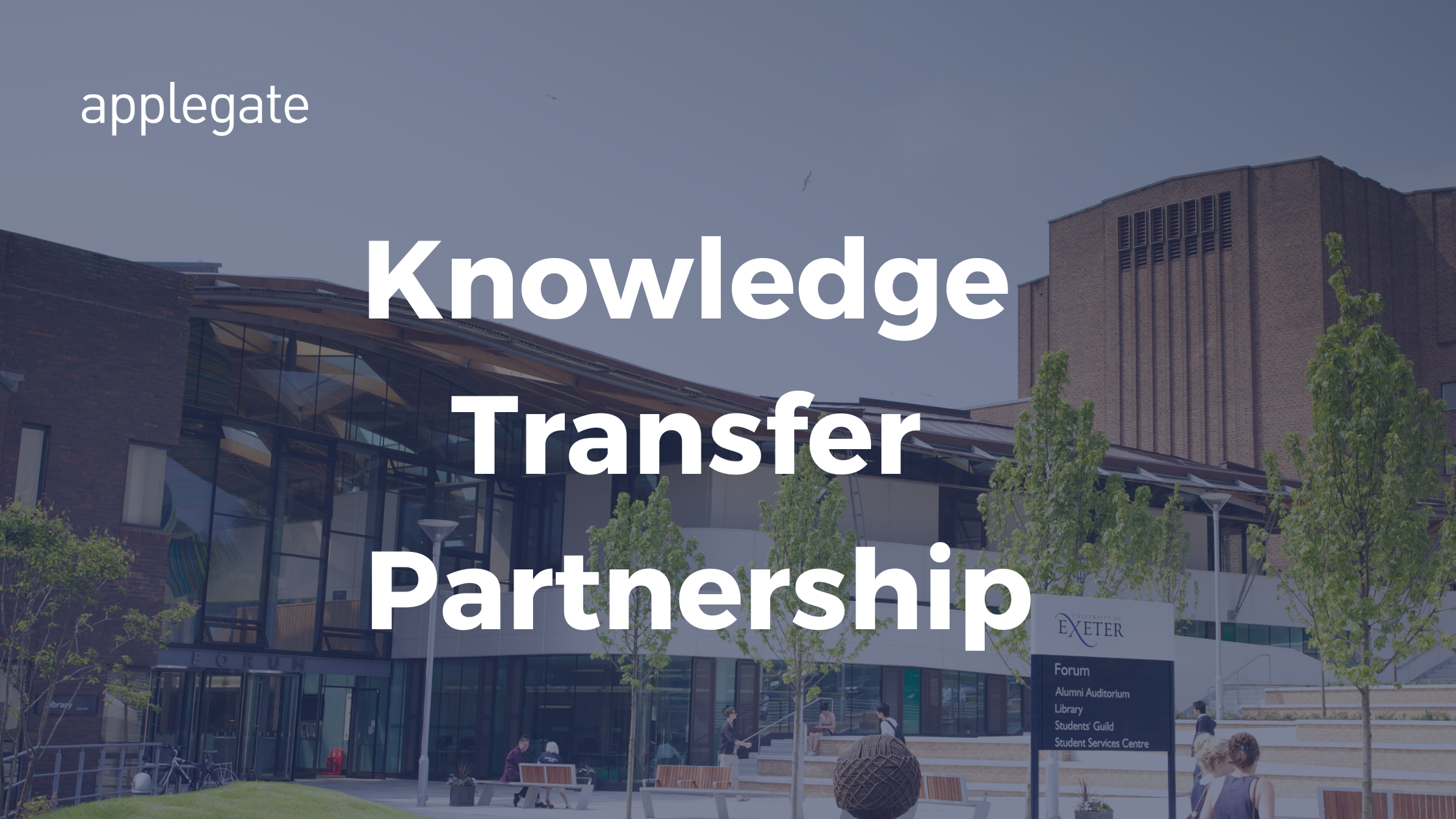 Applegate and the University of Exeter collaborate on a Knowledge Transfer Partnership